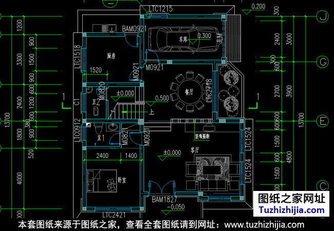 三层楼中楼复式别墅设计图纸