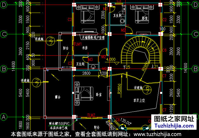 三层复式住宅设计图纸