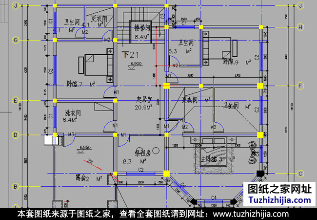 三层别墅设计方案带效果图