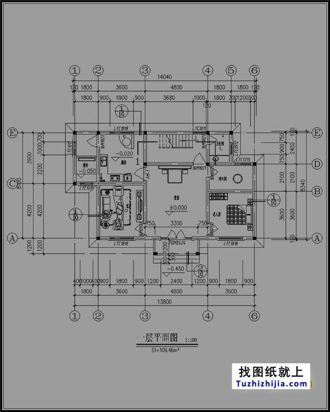 110平方米新农村三层别墅设计图