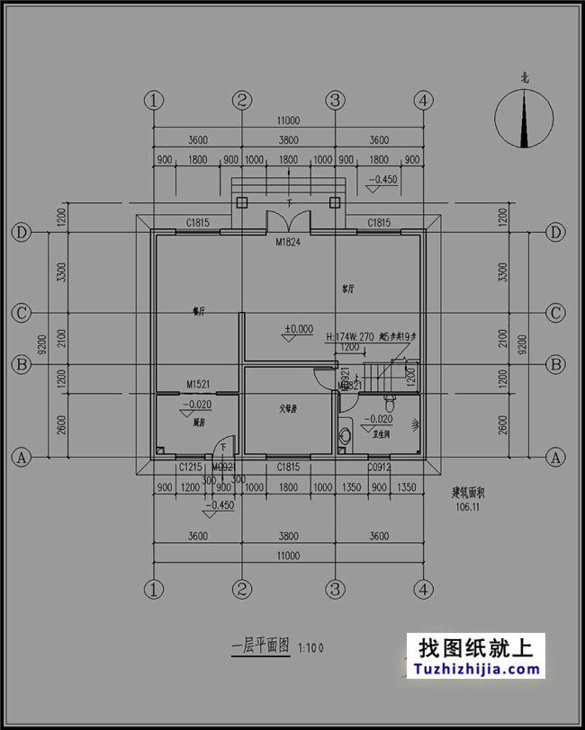 最新三层农村别墅设计图纸