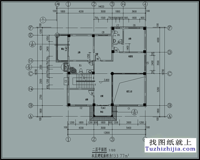 165平方米三层农村别墅房屋全套设计图纸,15X13米