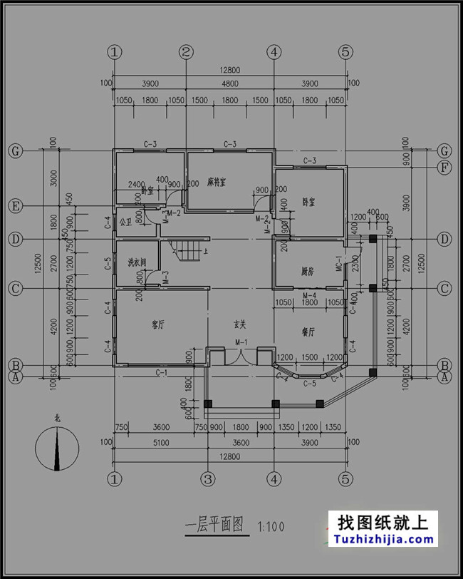 140平方米新农村房屋设计图纸