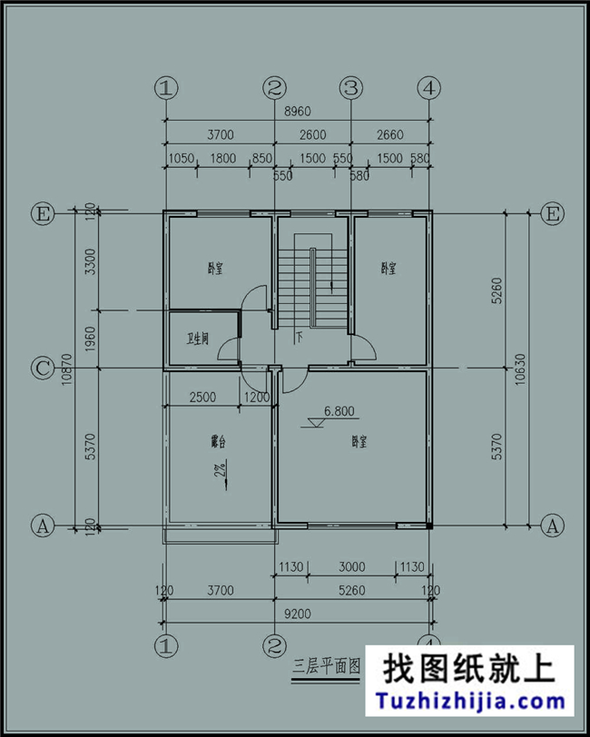  造价:18万,湖南新农村三层别墅设计图纸,9X11米100平方米