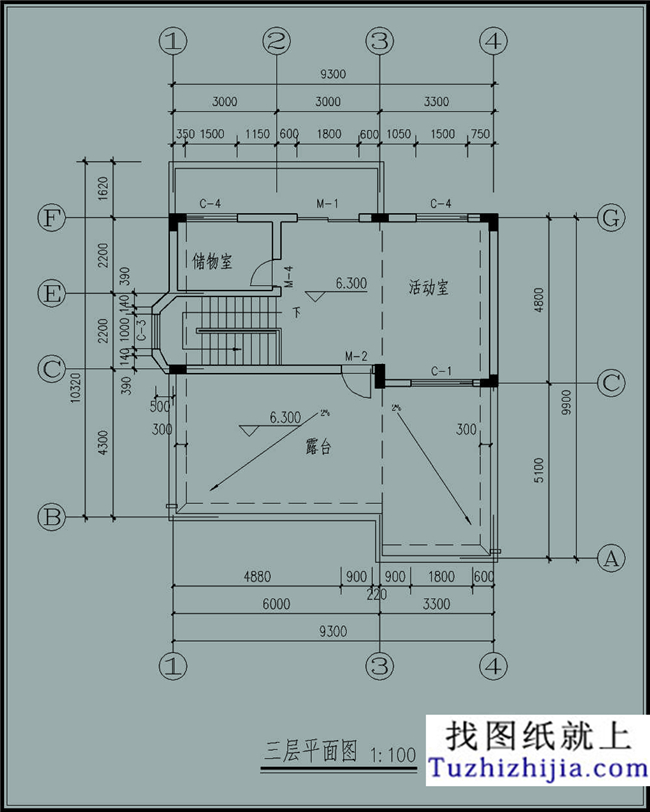 浙江新农村110平方米别墅建筑设计图纸带外观效果图