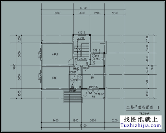 100平米以内的小户型别墅设计施工图纸及效果图