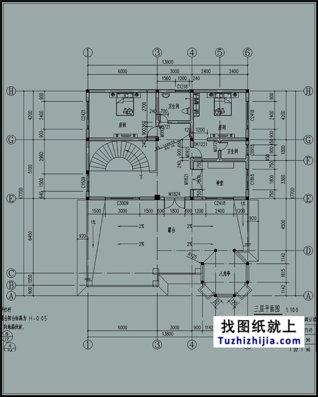 50多万的欧式自建别墅施工设计图纸及效果图