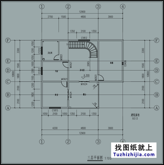 造价20多万带阁楼的二层半房屋设计图纸及外观效果图