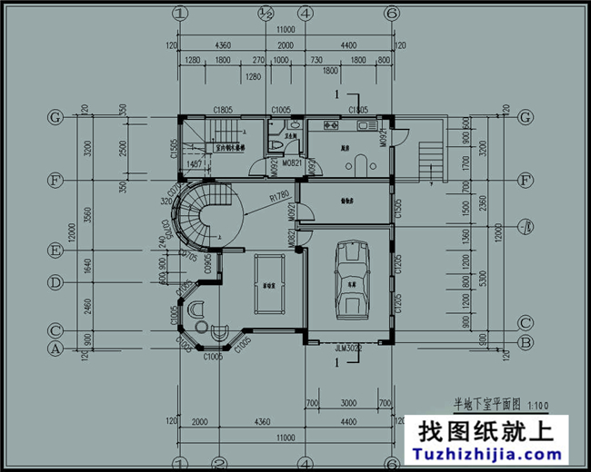 造价40多万的欧式复式型三层别墅设计图纸及效果图