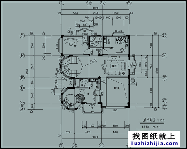 造价40多万的欧式复式型三层别墅设计图纸及效果图