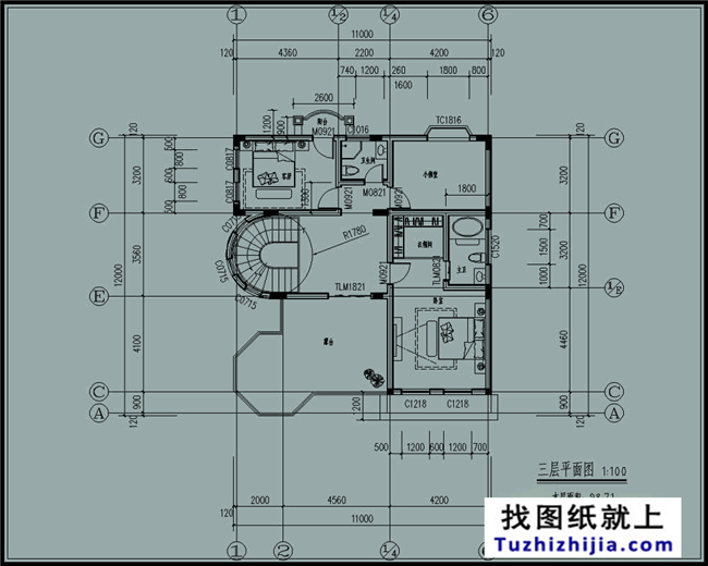 造价40多万的欧式复式型三层别墅设计图纸及效果图