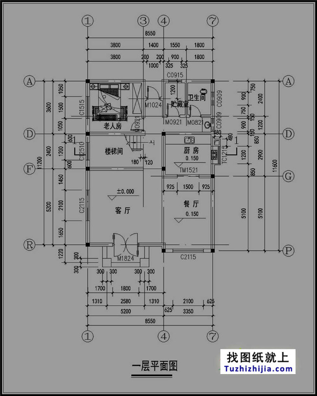 三层农村小住宅设计图纸