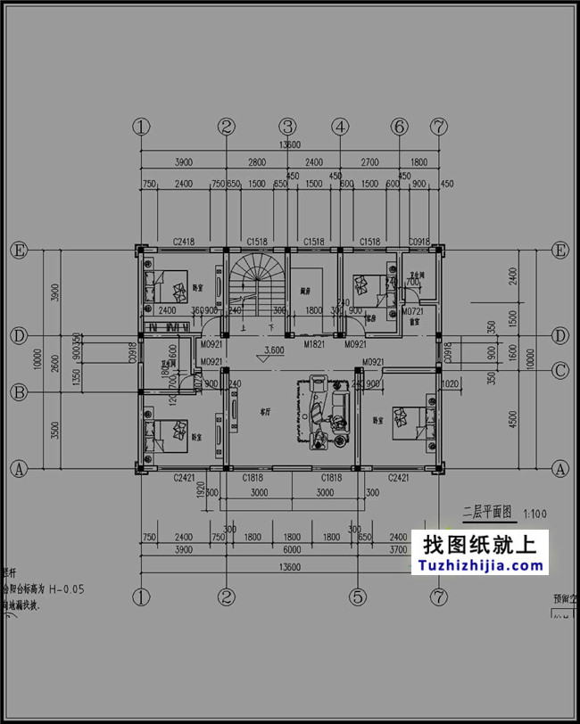 150平方米三层农村房屋设计图（效果图+全套施工图）