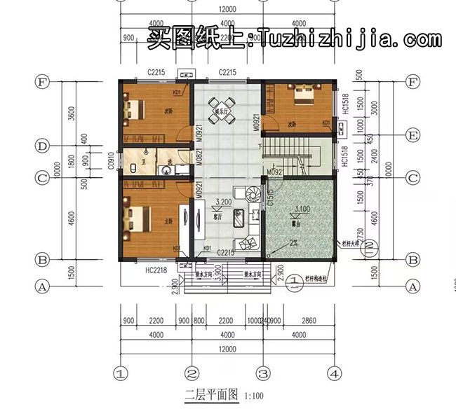 120平方房子设计图及外观图片，12x10经典设计