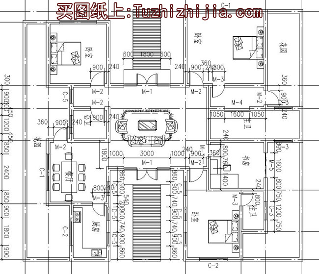 后面带小院的农村房屋设计图，适合乡村自建