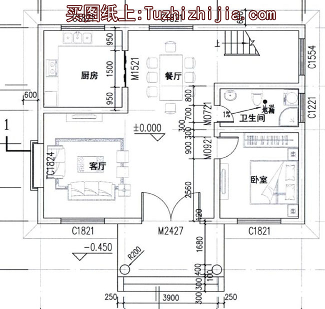 110平农村二层房屋设计图，新农村自建房户型推荐