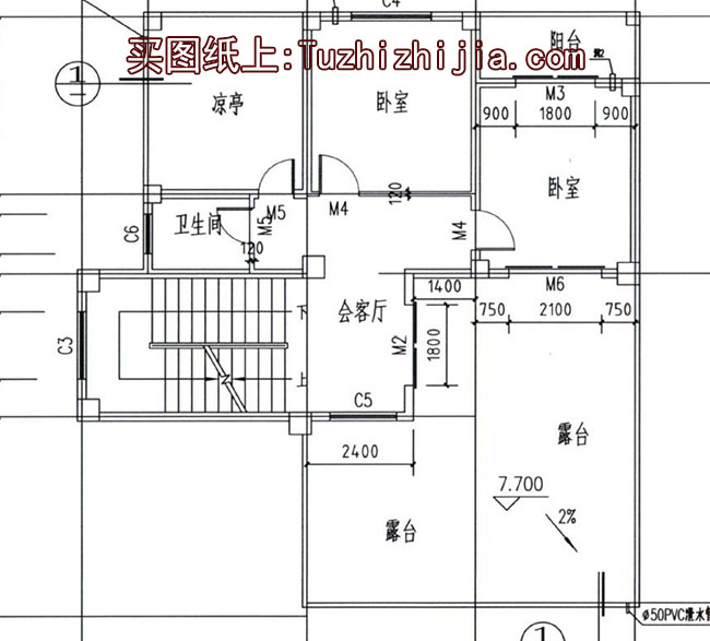 农村三层复式楼房住宅设计图，私人别墅设计