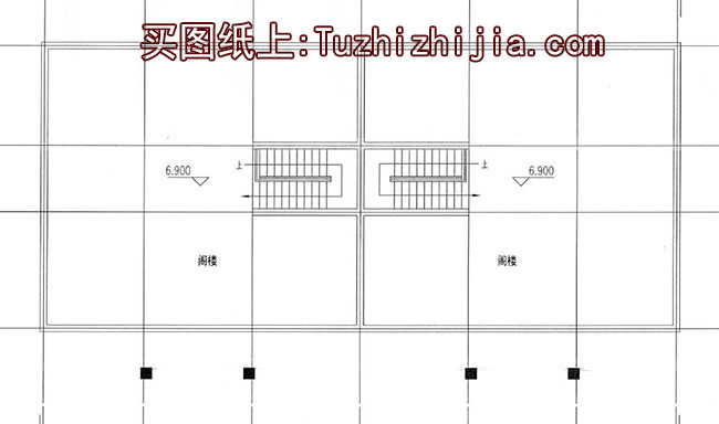 带阁楼两层半双拼别墅房屋设计图，带外观效果图