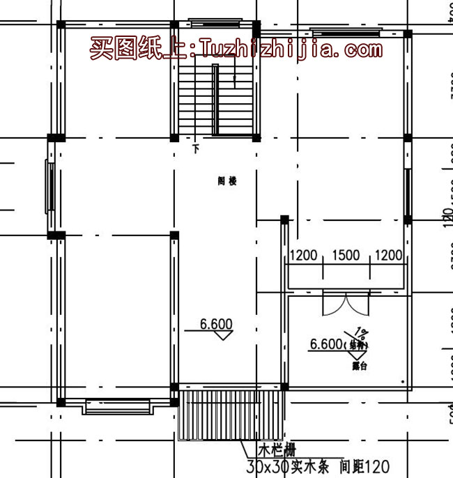 乡村两层半150平带阁楼别墅房屋设计图，客厅大、卧室多