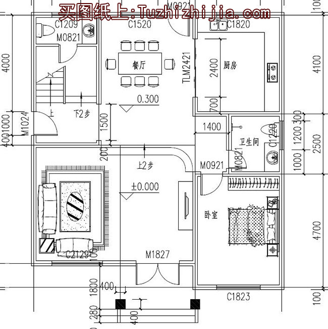 农村120平三层楼房设计图，造型现代，带屋顶花园