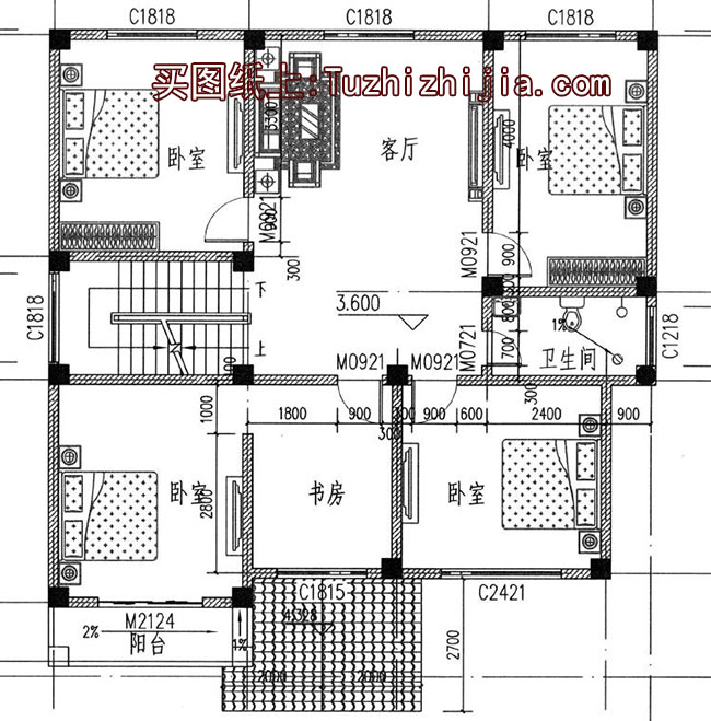 农村三层带露台、带车库房屋设计图，含外观图片