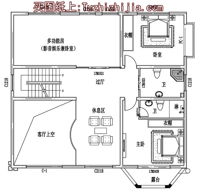 造价40万内三层别墅房屋设计方案，设计图+外观效果图