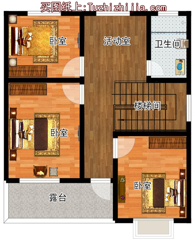 经典小户型新农村房屋住宅设计图，10万左右