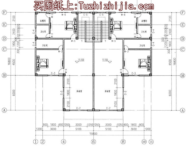 三层半（四层）双拼别墅房屋设计图，外观大气、漂亮