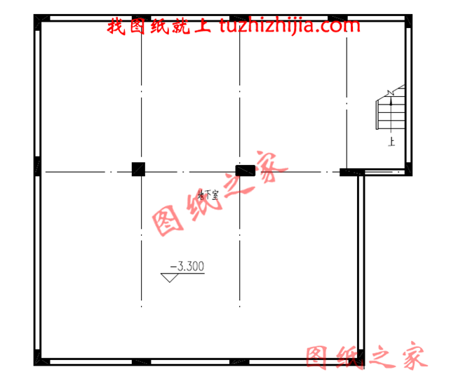 农村带地下室二层半自建房屋设计图，楼中楼设计，欧式风格