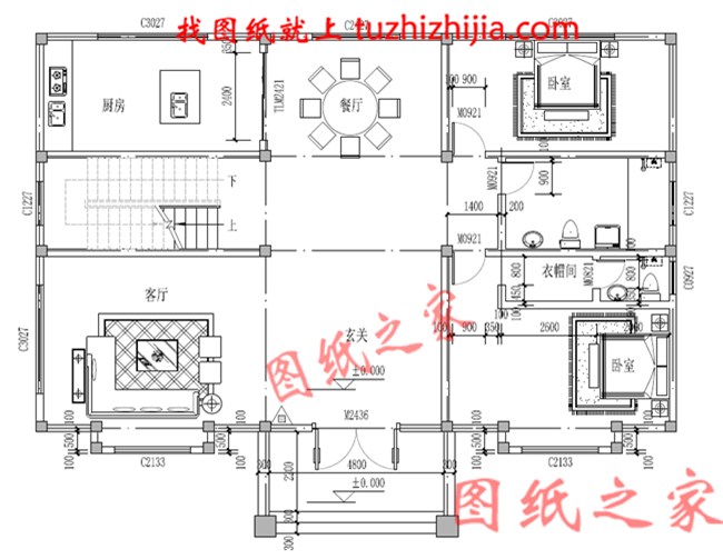 农村2018新式好看又简单的二层楼房设计图，外形美观，家用足够