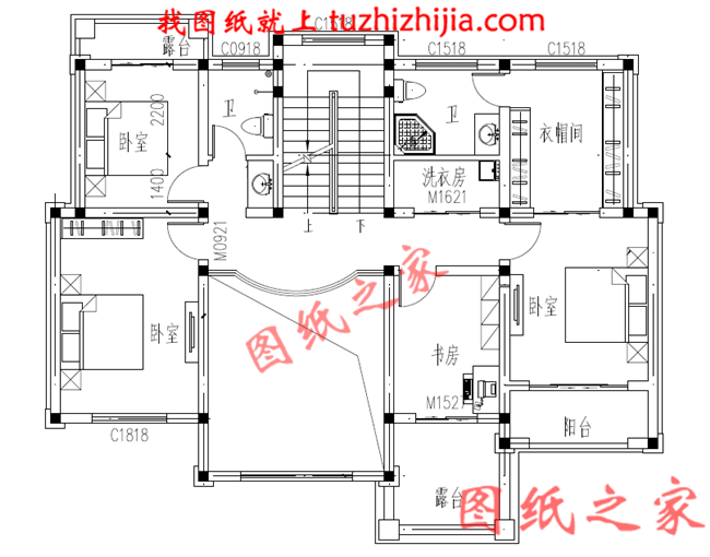 农村三层楼房设计图及图片，客厅挑空，优化室内采光