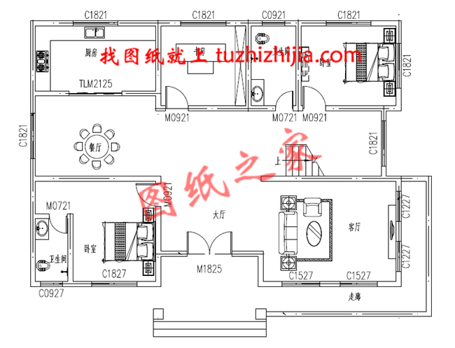 150平米田园风格二层别墅设计图纸，沉稳大气有内涵