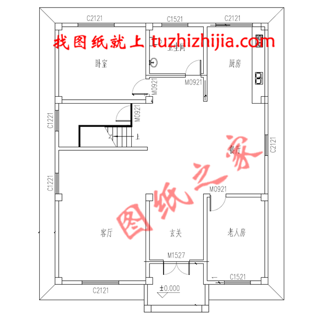 经典三层欧式造型别墅图纸，功能房丰富，挑空客厅