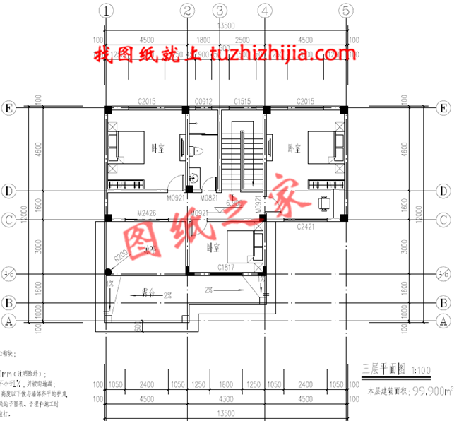 经典农村三层楼房设计图，各种尺寸，各种户型供您选择