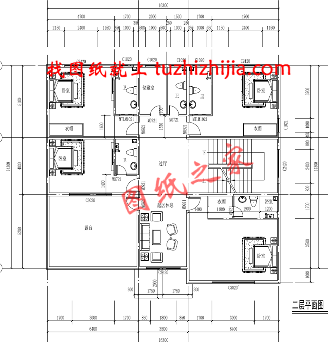 经典农村三层楼房设计图，各种尺寸，各种户型供您选择