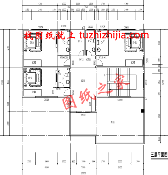 经典农村三层楼房设计图，各种尺寸，各种户型供您选择