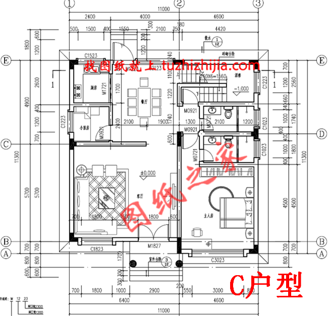 经典农村三层楼房设计图，各种尺寸，各种户型供您选择