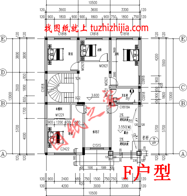 经典农村三层楼房设计图，各种尺寸，各种户型供您选择