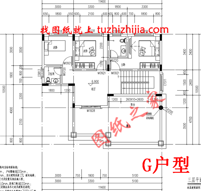 经典农村三层楼房设计图，各种尺寸，各种户型供您选择