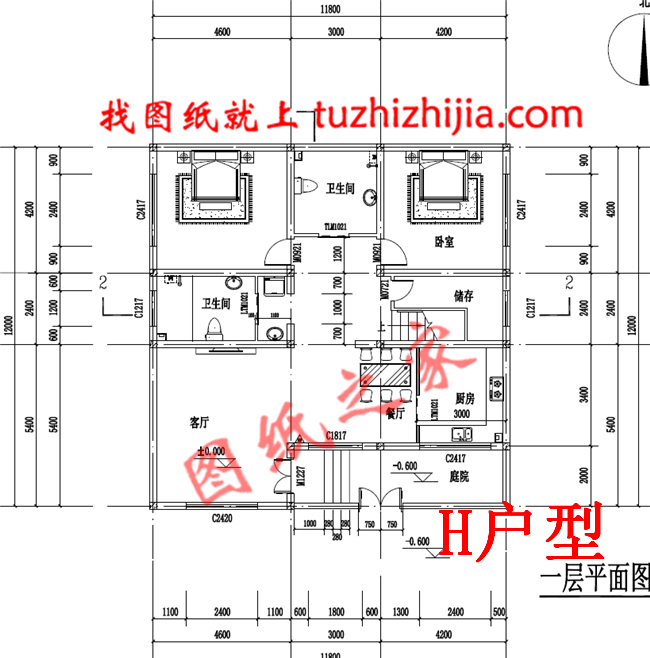 经典农村三层楼房设计图，各种尺寸，各种户型供您选择