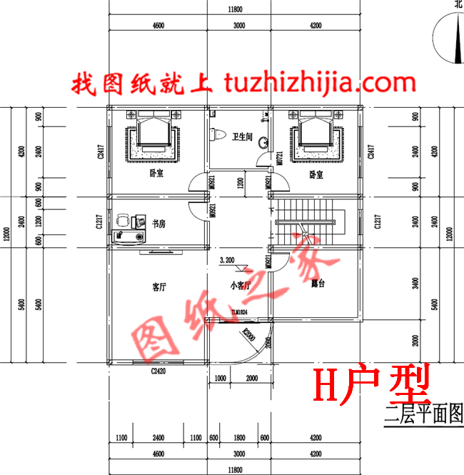 经典农村三层楼房设计图，各种尺寸，各种户型供您选择