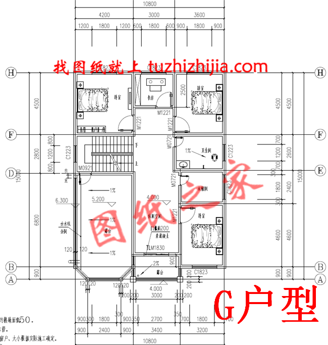 10套农村经典二层楼房设计图纸，多户型，多尺寸，总有一款适合您