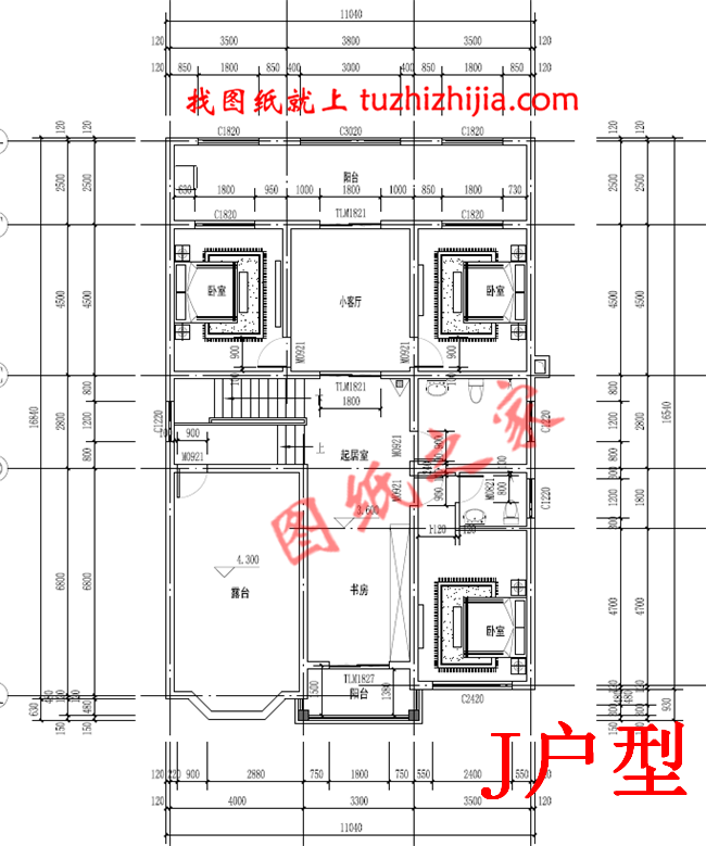 10套农村经典二层楼房设计图纸，多户型，多尺寸，总有一款适合您