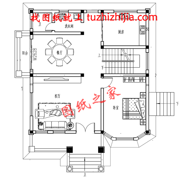 农村40万左右房子图片外观效果图，带地下室，外观时尚大气