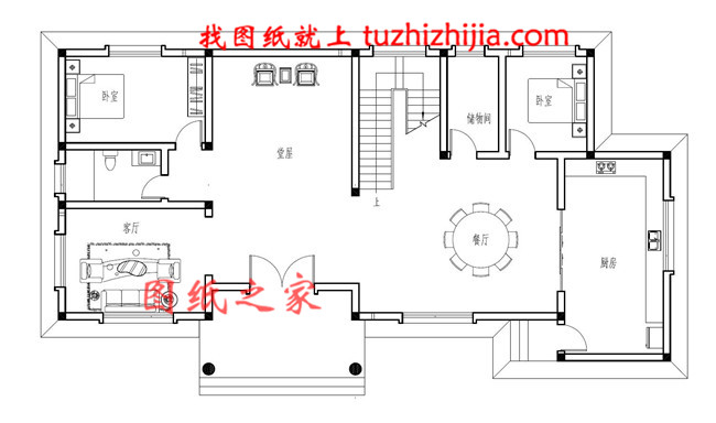 40万左右农村三层楼房设计图，带露台，占地190平方米