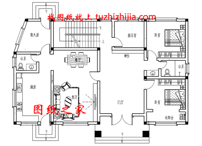 2019新款三层别墅设计图片大全，占地170平米左右