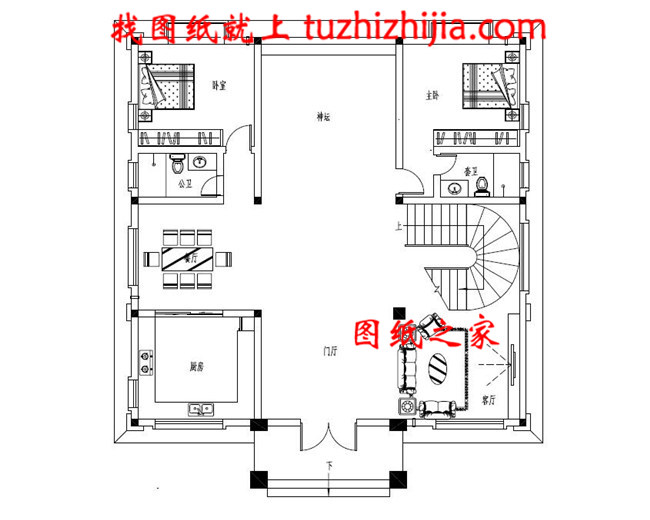 新农村四层复式独栋别墅设计户型图片