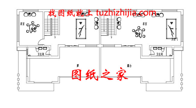 2019带健身娱乐厅三层双拼自建房