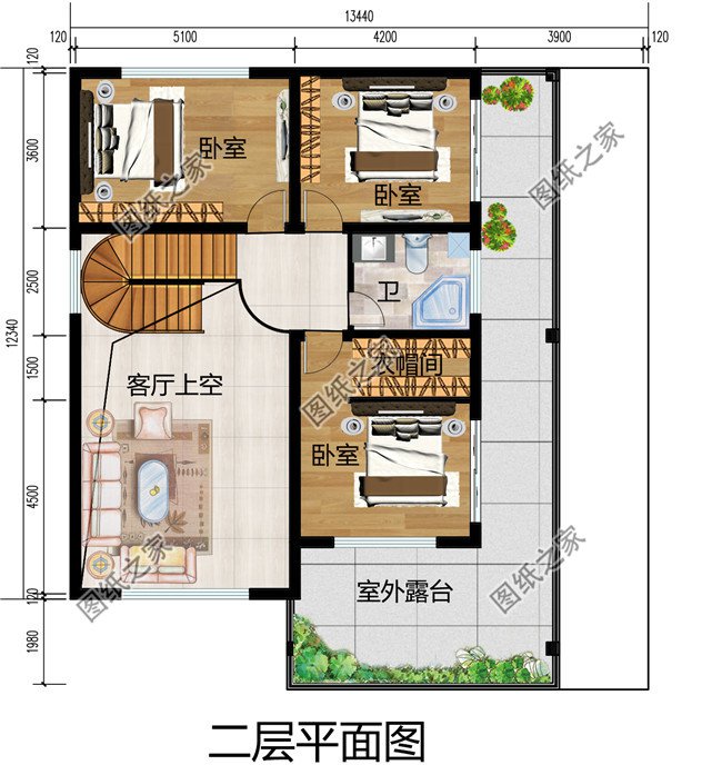 现代二层楼房图片造价25万，含全套设计图，风格独特