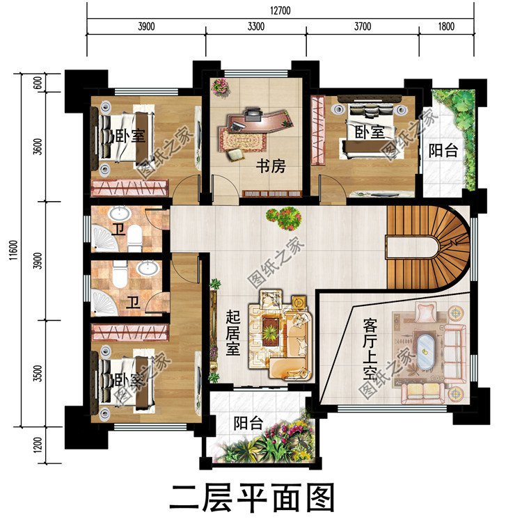 人气颇高的三层新中式别墅方案，五种户型，五种尺寸